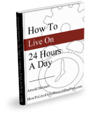 How To Live On 24 Hours A Day Book Cover